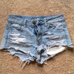 High Waisted American Eagle Jean Shorts